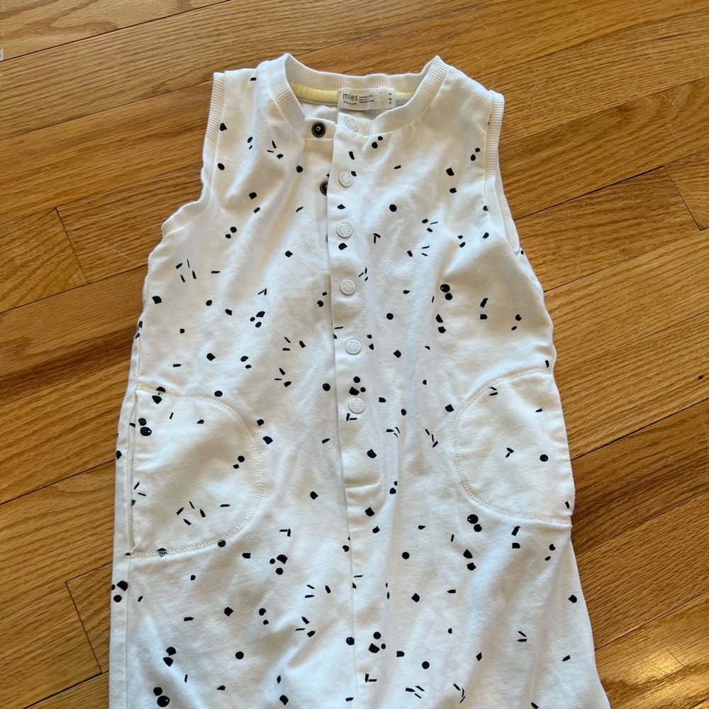 miles baby organic cotton romper